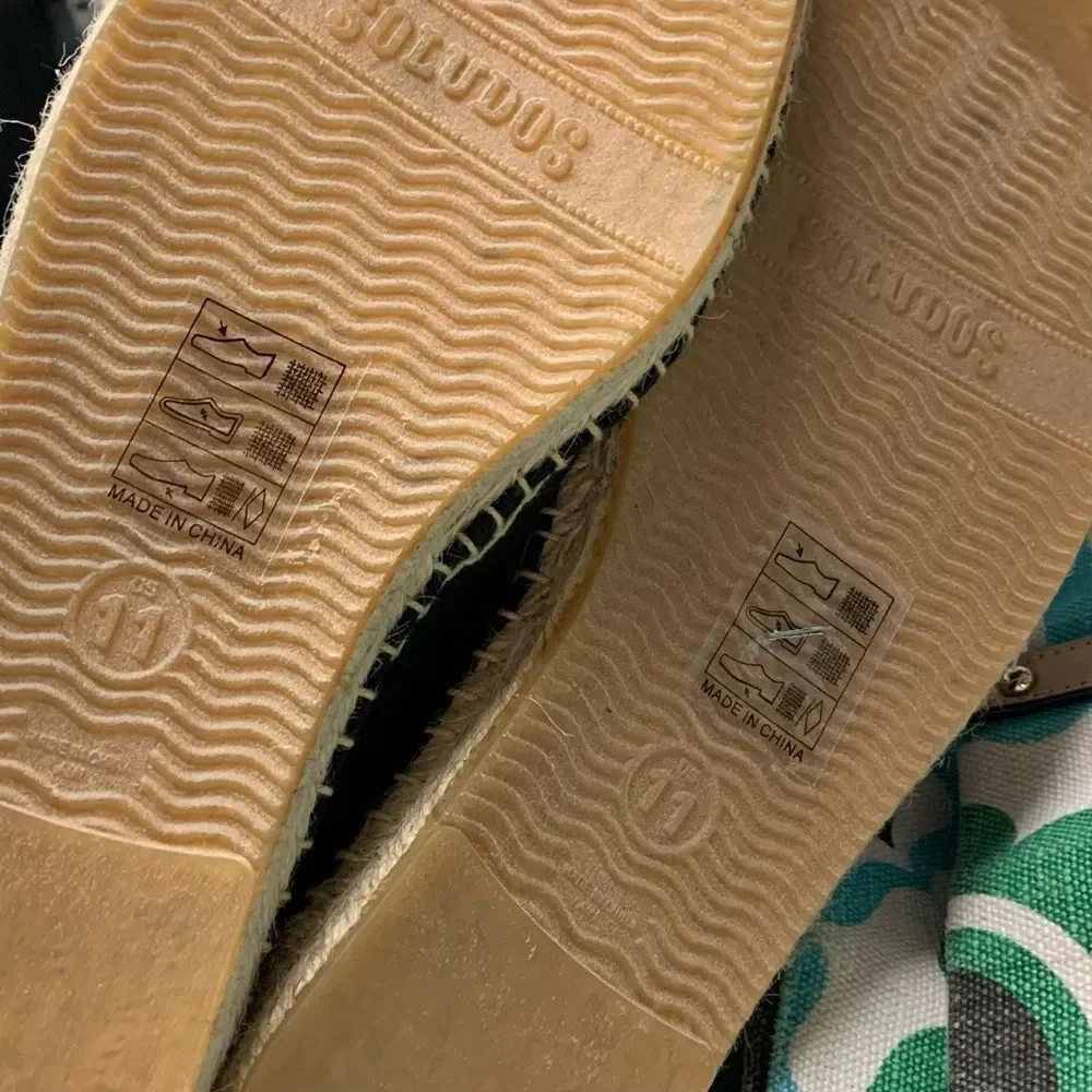 Soludos The Original Dali Black Espadrilles